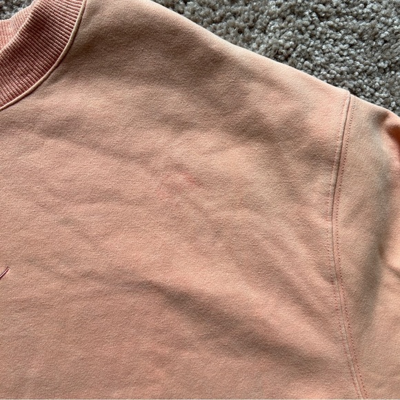 Brooklyn Grace Drop Shoulder "mama" Crewneck Peach Sweater Size Large - Picture 7 of 9